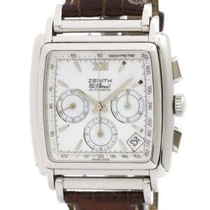 ZENITH Class El Primero Chronograph Steel Watch 01.0420.400 Polished